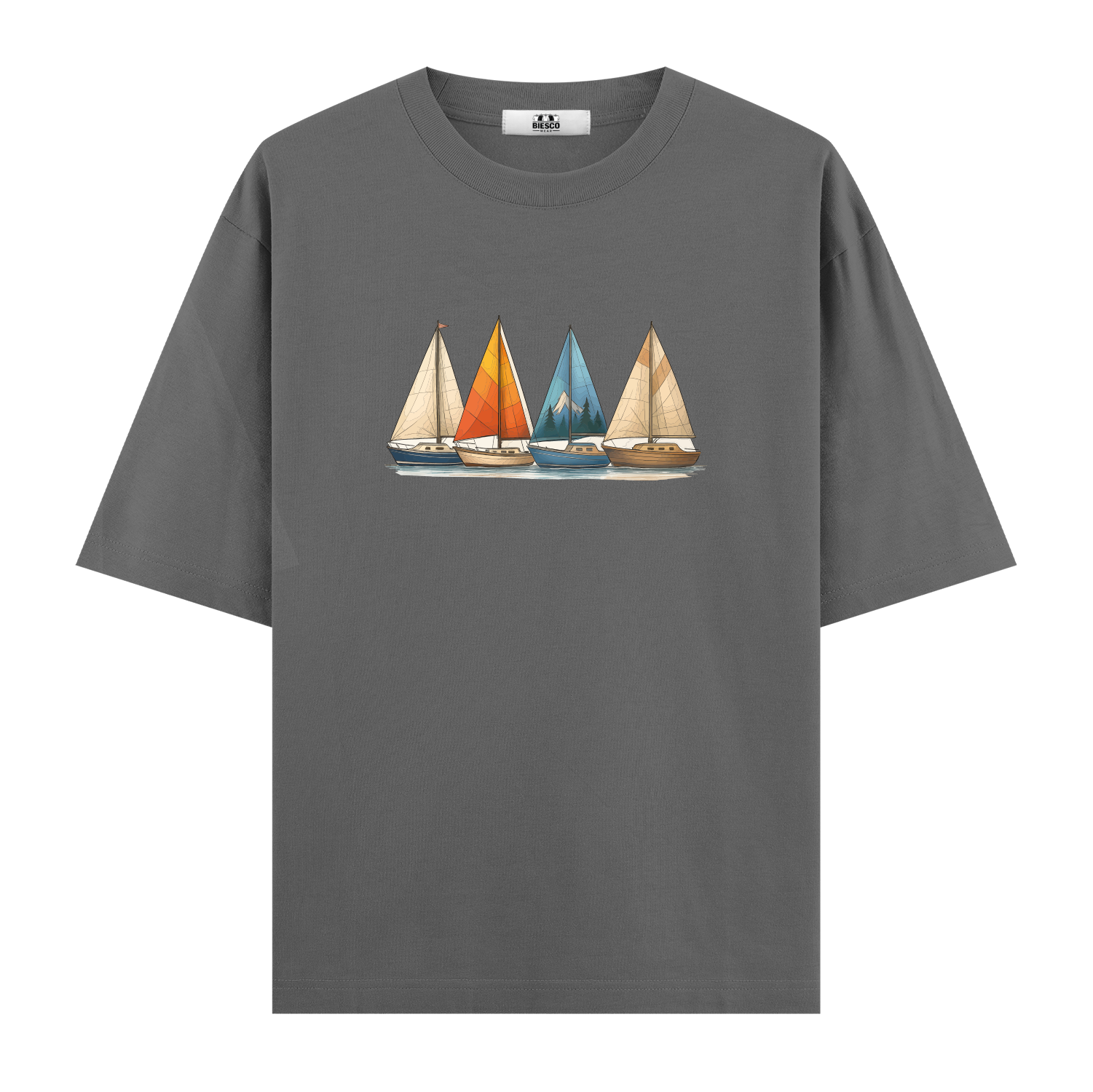 Yelkenli Botlar - Oversize T-shirt