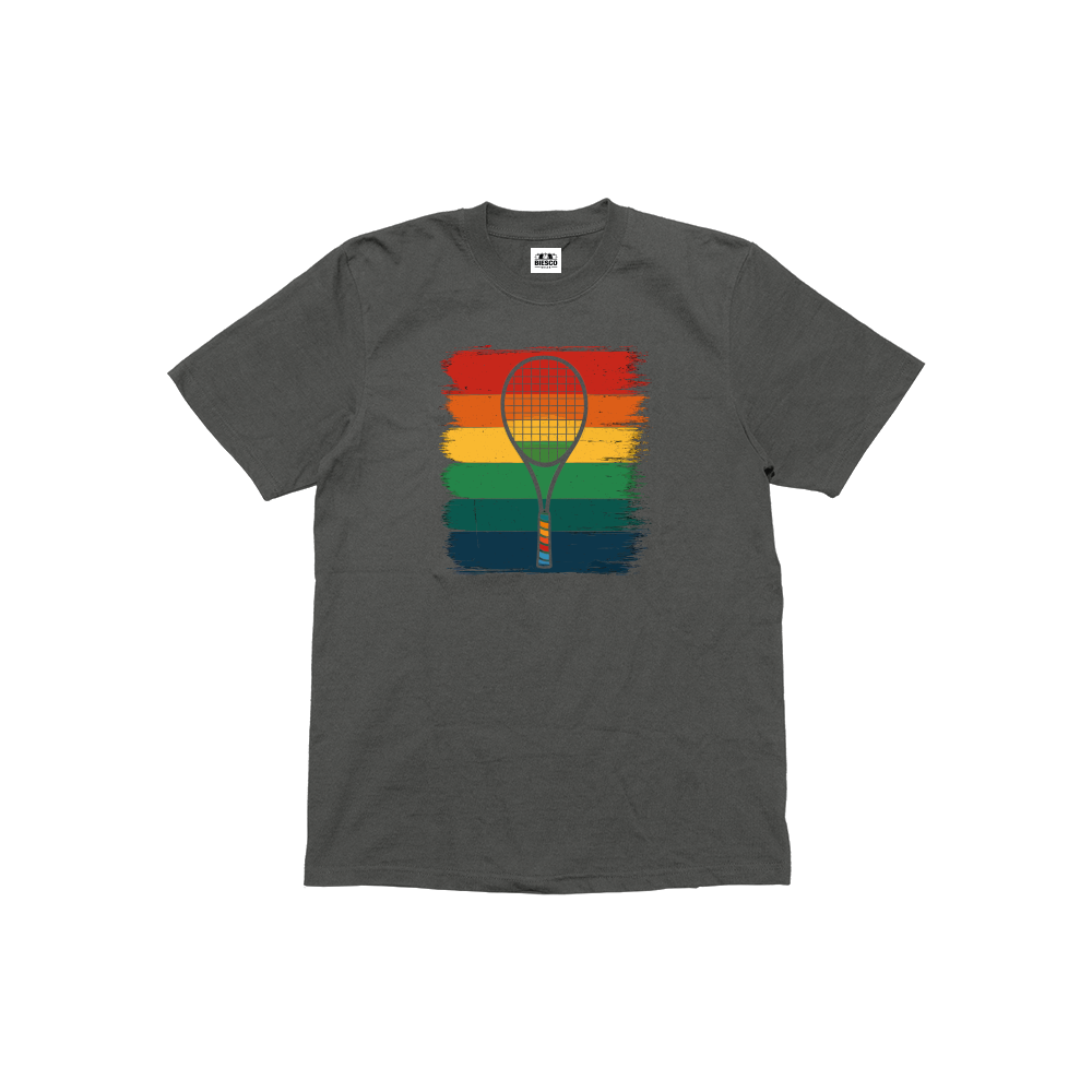 Raket ve Renkli Çizgiler - Çocuk T-shirt