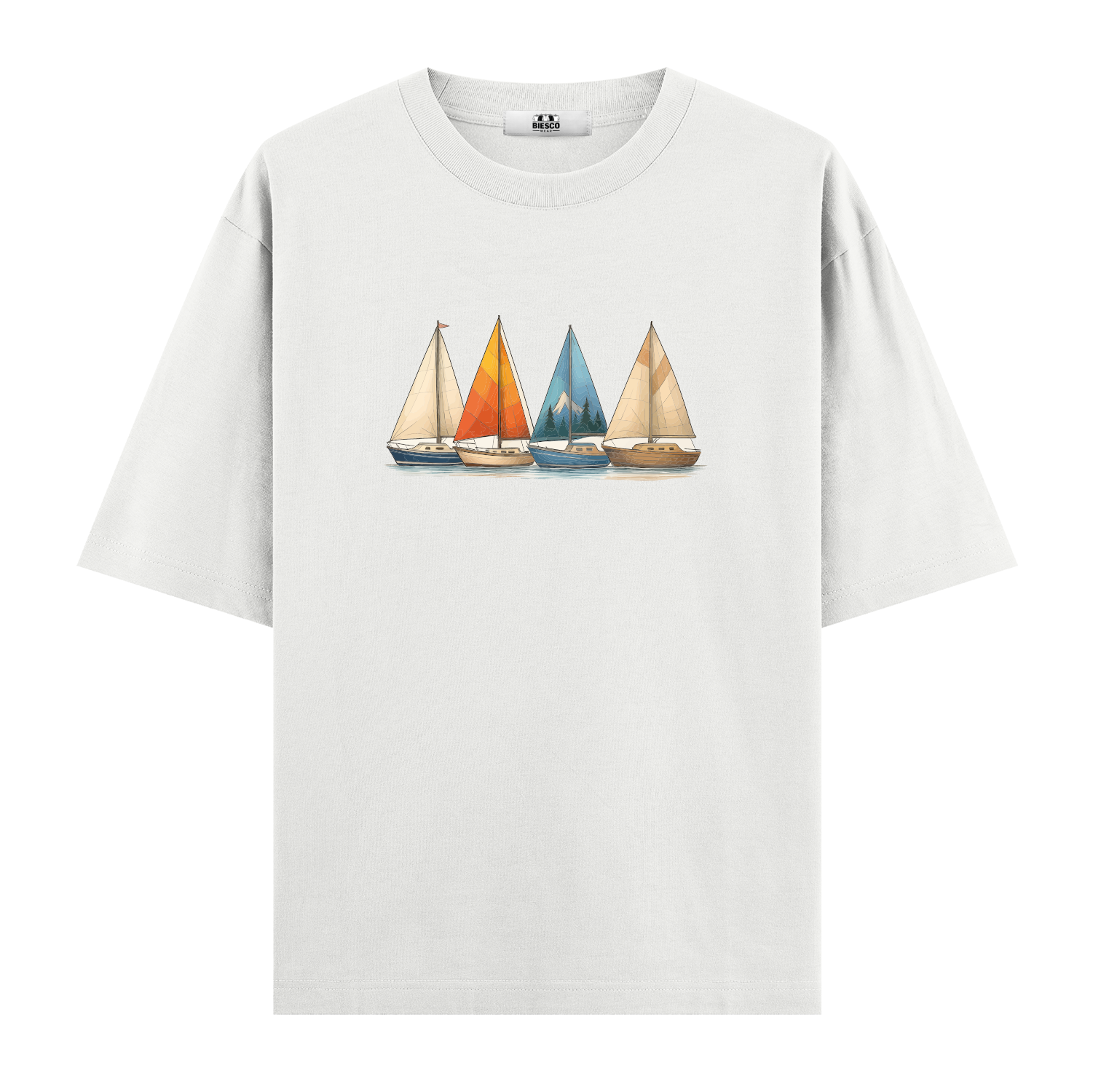 Yelkenli Botlar - Oversize T-shirt