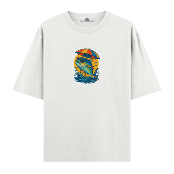 Tatilci Balık - Oversize T-shirt