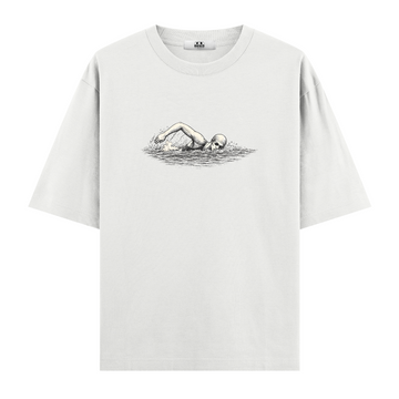 Yüzücü - Oversize T-shirt