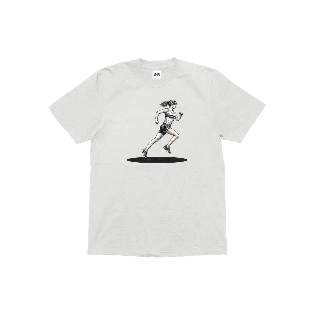 Kadın Koşucu - Çocuk T-shirt