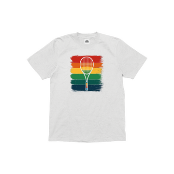 Raket ve Renkli Çizgiler - Çocuk T-shirt