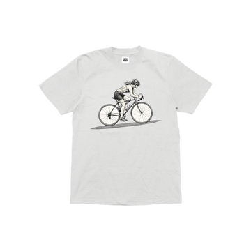 Bisikletli Kadın - Çocuk T-shirt