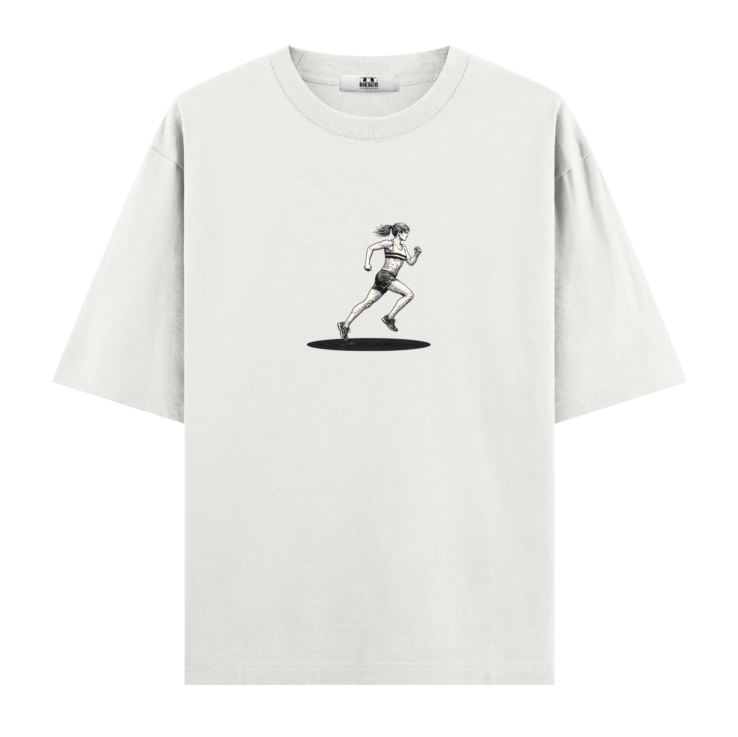 Kadın Koşucu - Oversize T-shirt