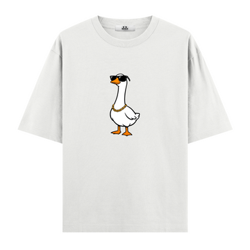 Gözlüklü Kaz - Oversize T-shirt
