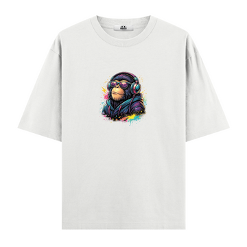 Havalı Şempanze - Oversize T-shirt