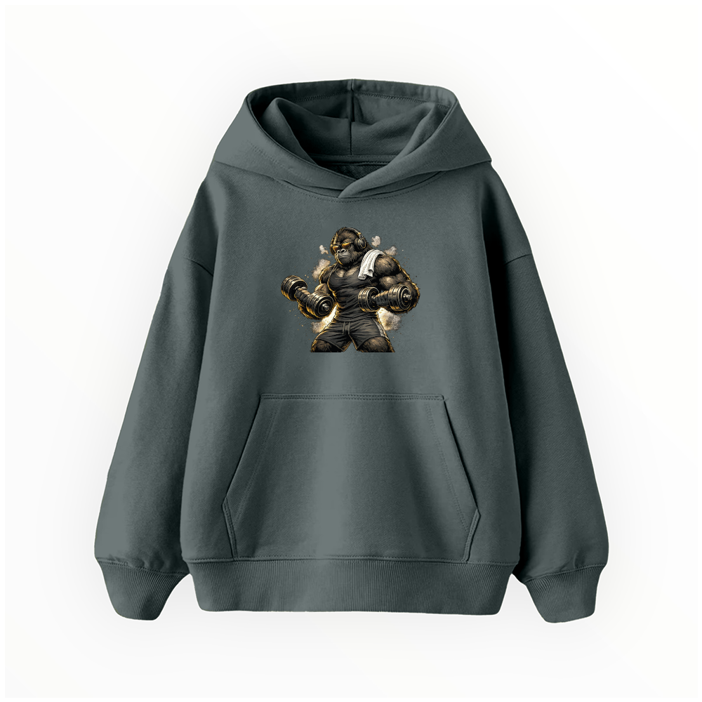 Sporcu Goril - Çocuk Hoodie