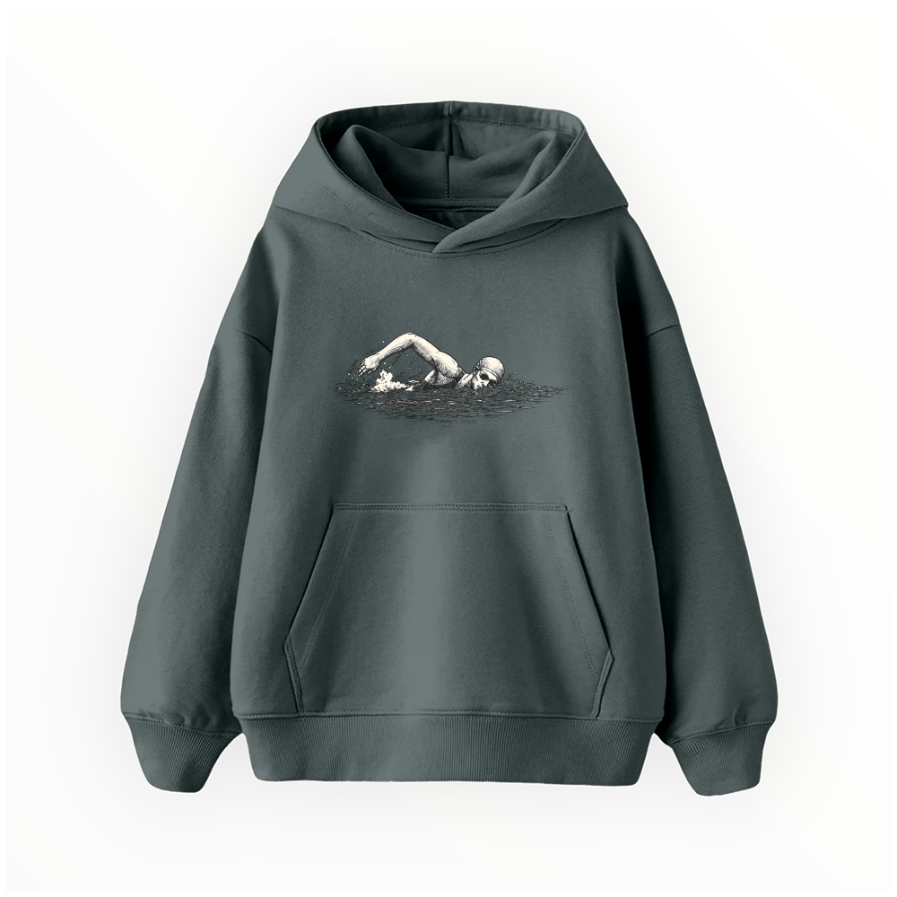 Yüzücü - Çocuk Hoodie