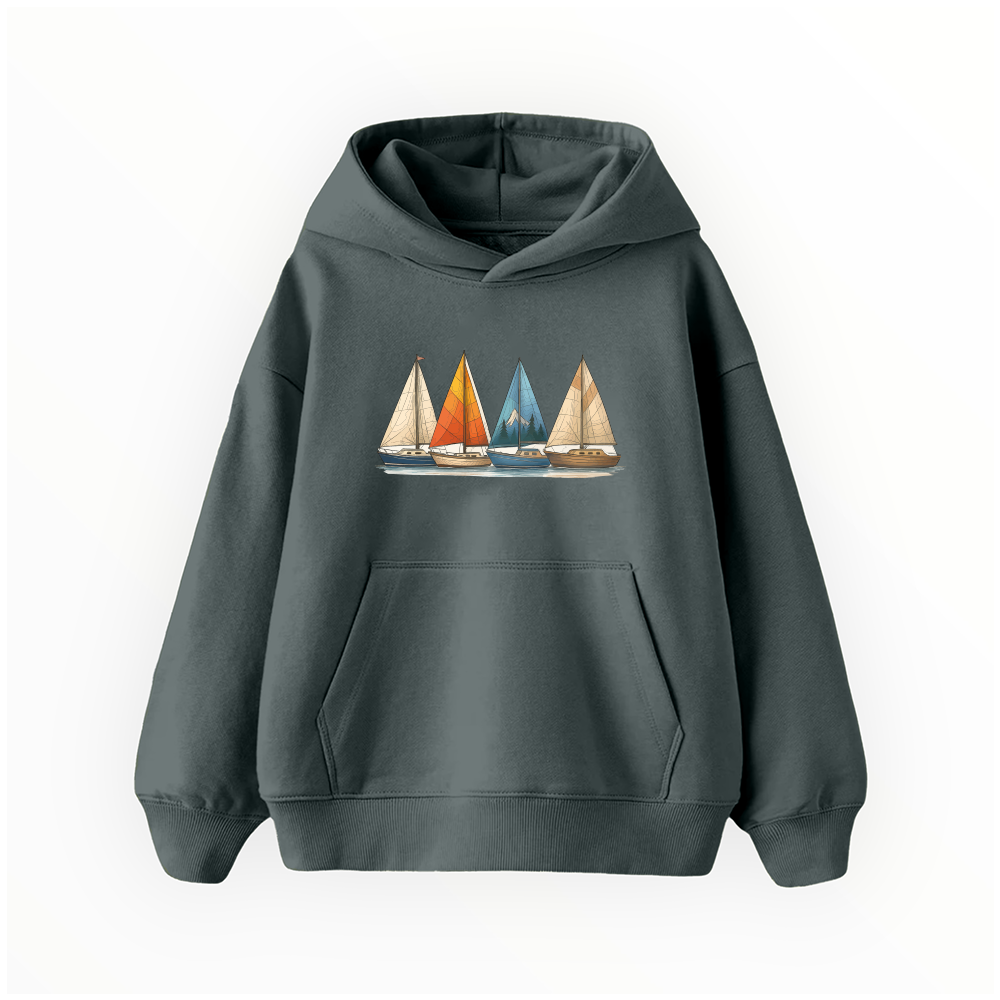 Yelkenli Botlar - Çocuk Hoodie