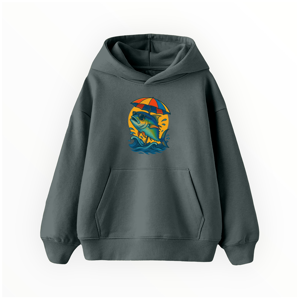Tatilci Balık - Çocuk Hoodie