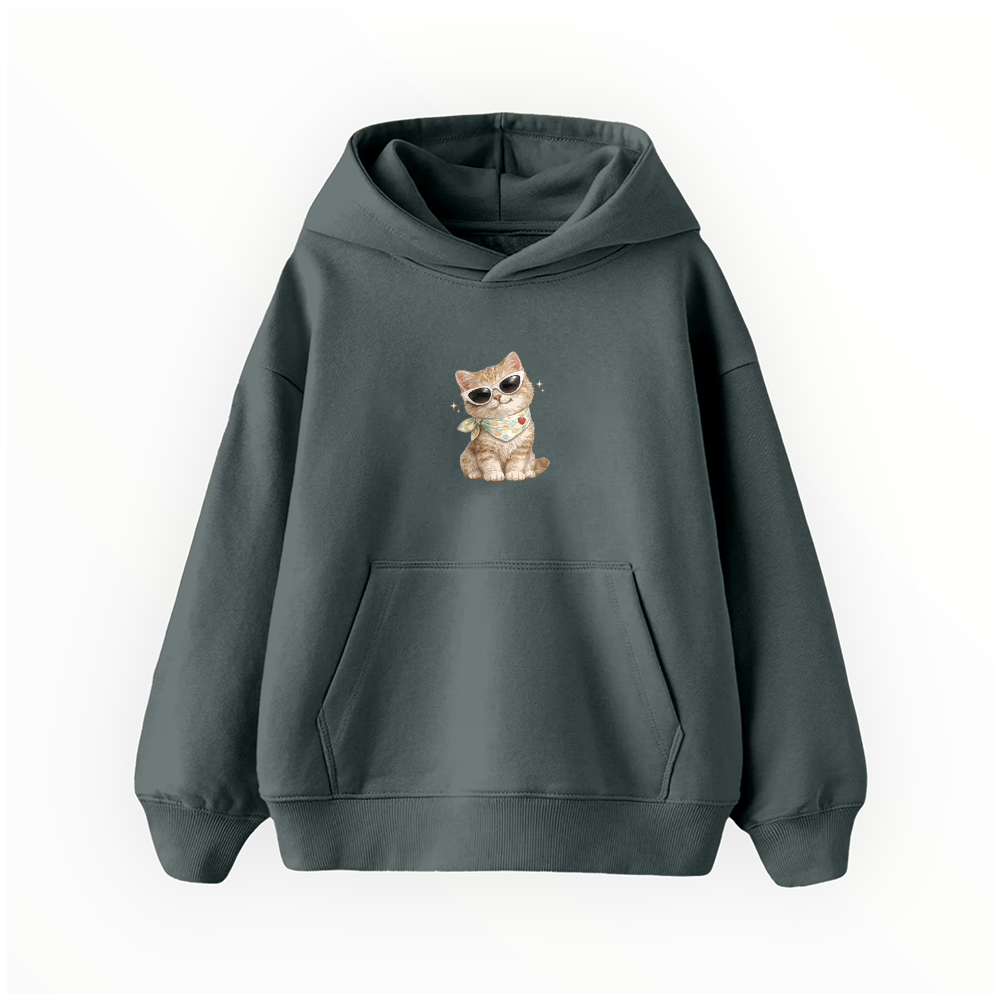 Cat - Çocuk Hoodie