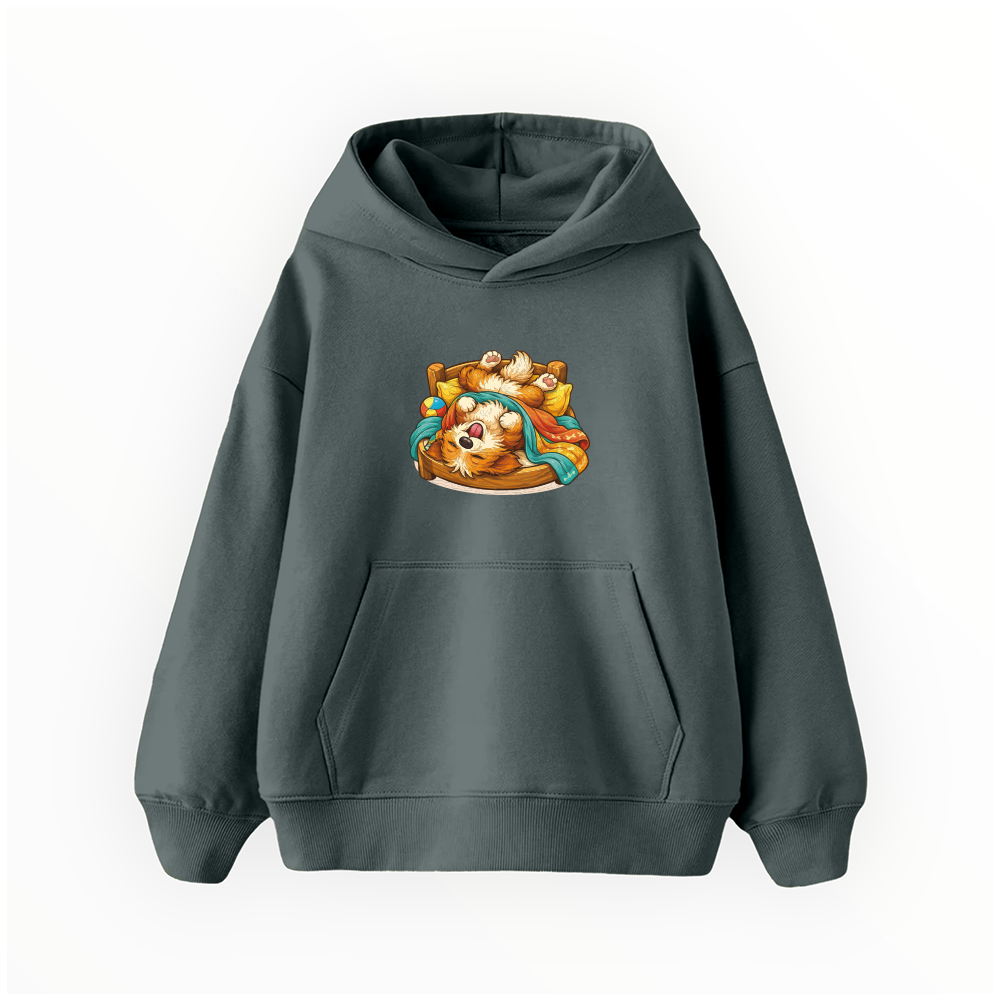 Uyuyan Köpek - Çocuk Hoodie