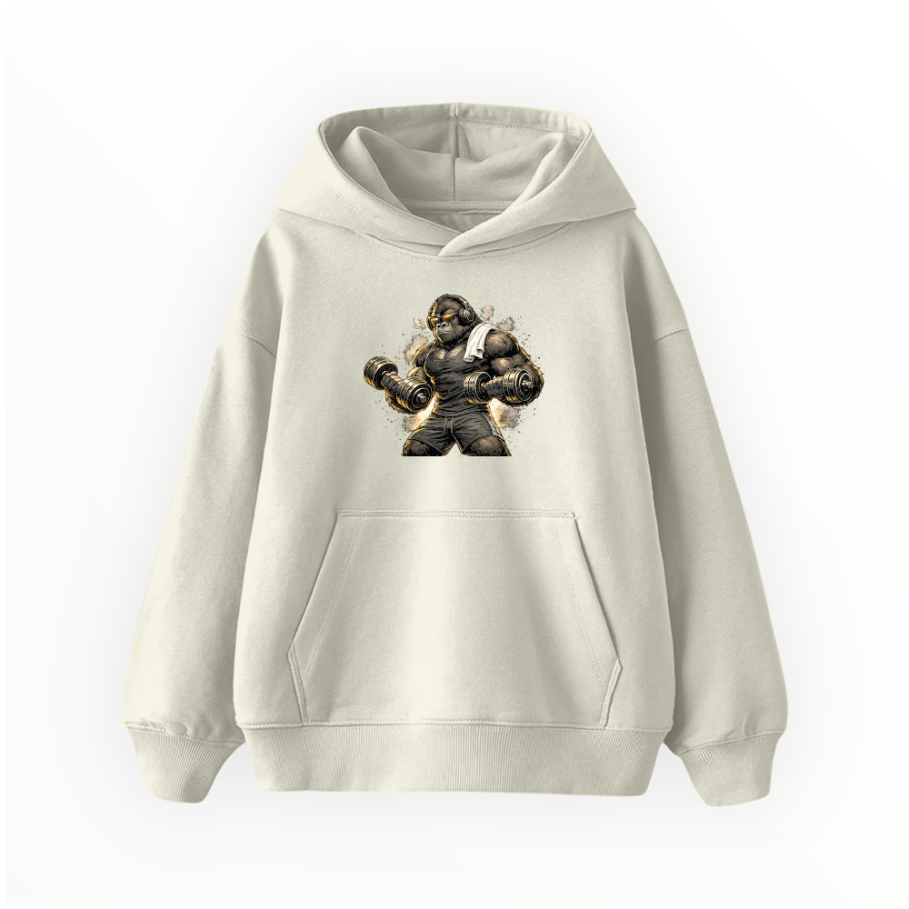 Sporcu Goril - Çocuk Hoodie