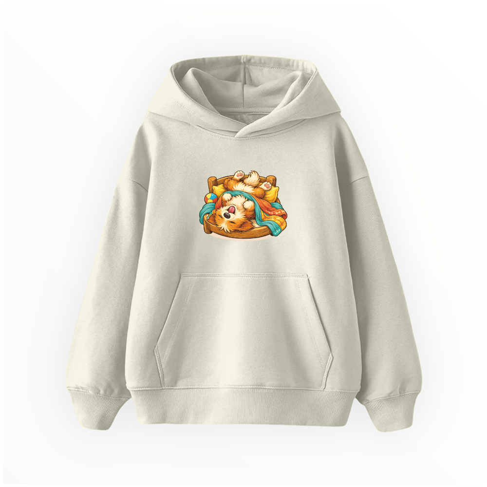 Uyuyan Köpek - Çocuk Hoodie