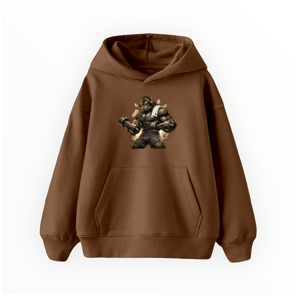 Sporcu Goril - Çocuk Hoodie