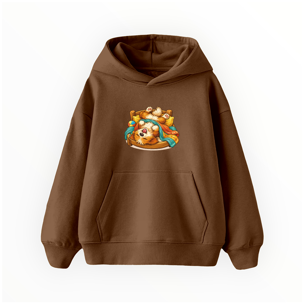 Uyuyan Köpek - Çocuk Hoodie