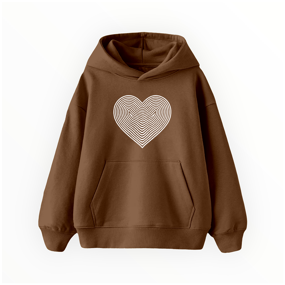 Kalp - Çocuk Hoodie