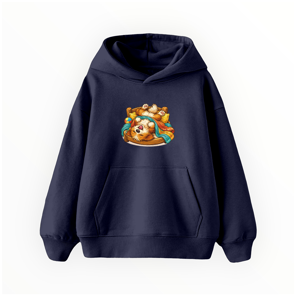 Uyuyan Köpek - Çocuk Hoodie