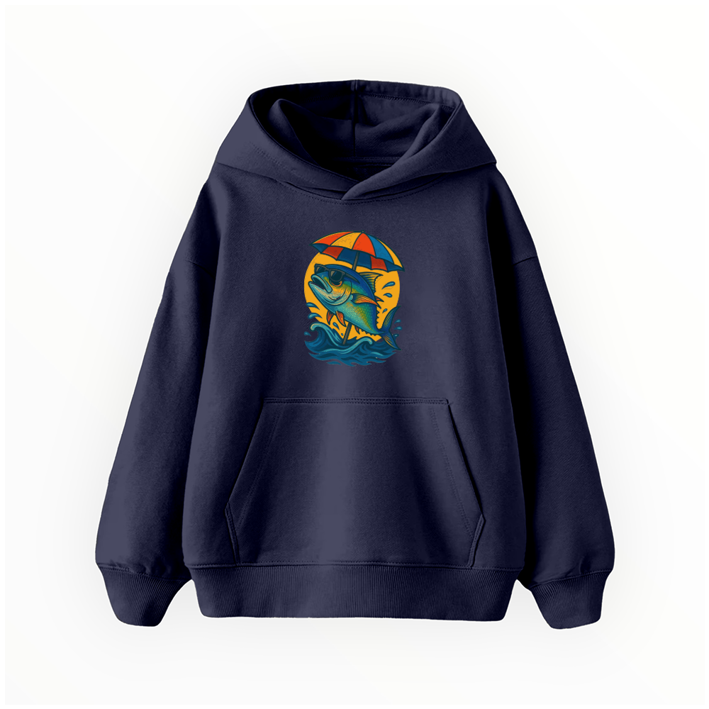Tatilci Balık - Çocuk Hoodie