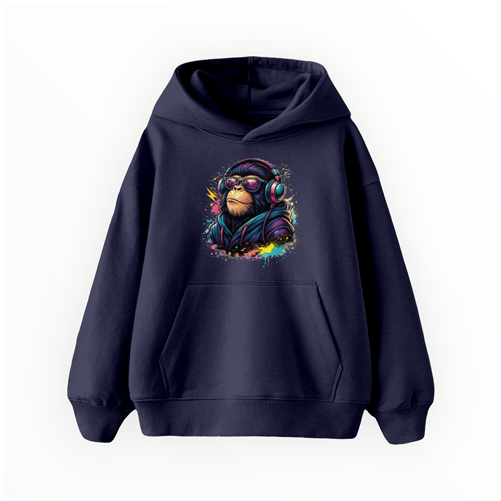 Havalı Şempanze - Çocuk Hoodie