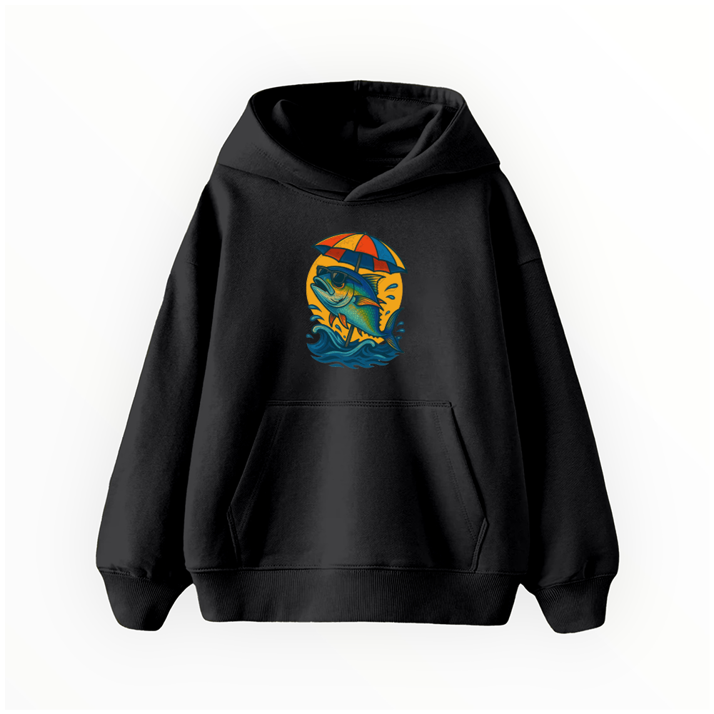 Tatilci Balık - Çocuk Hoodie