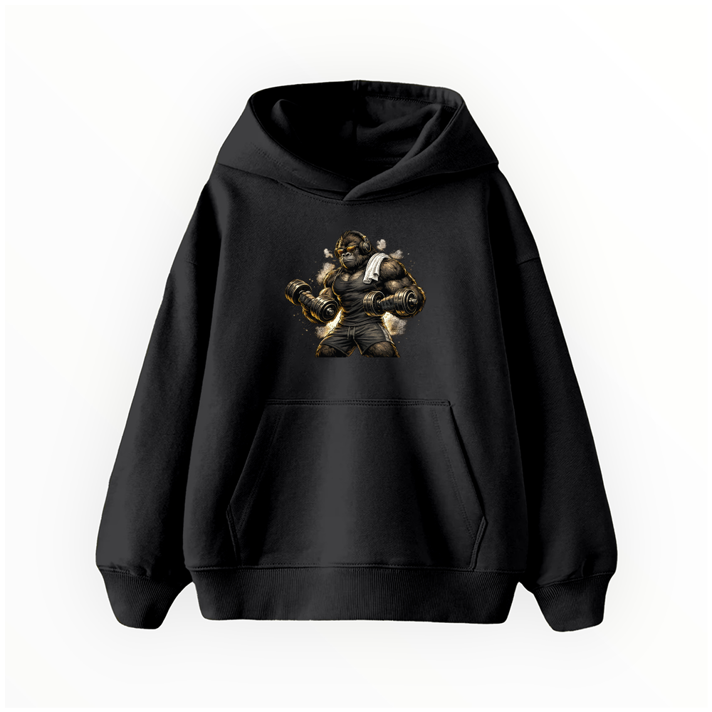 Sporcu Goril - Çocuk Hoodie