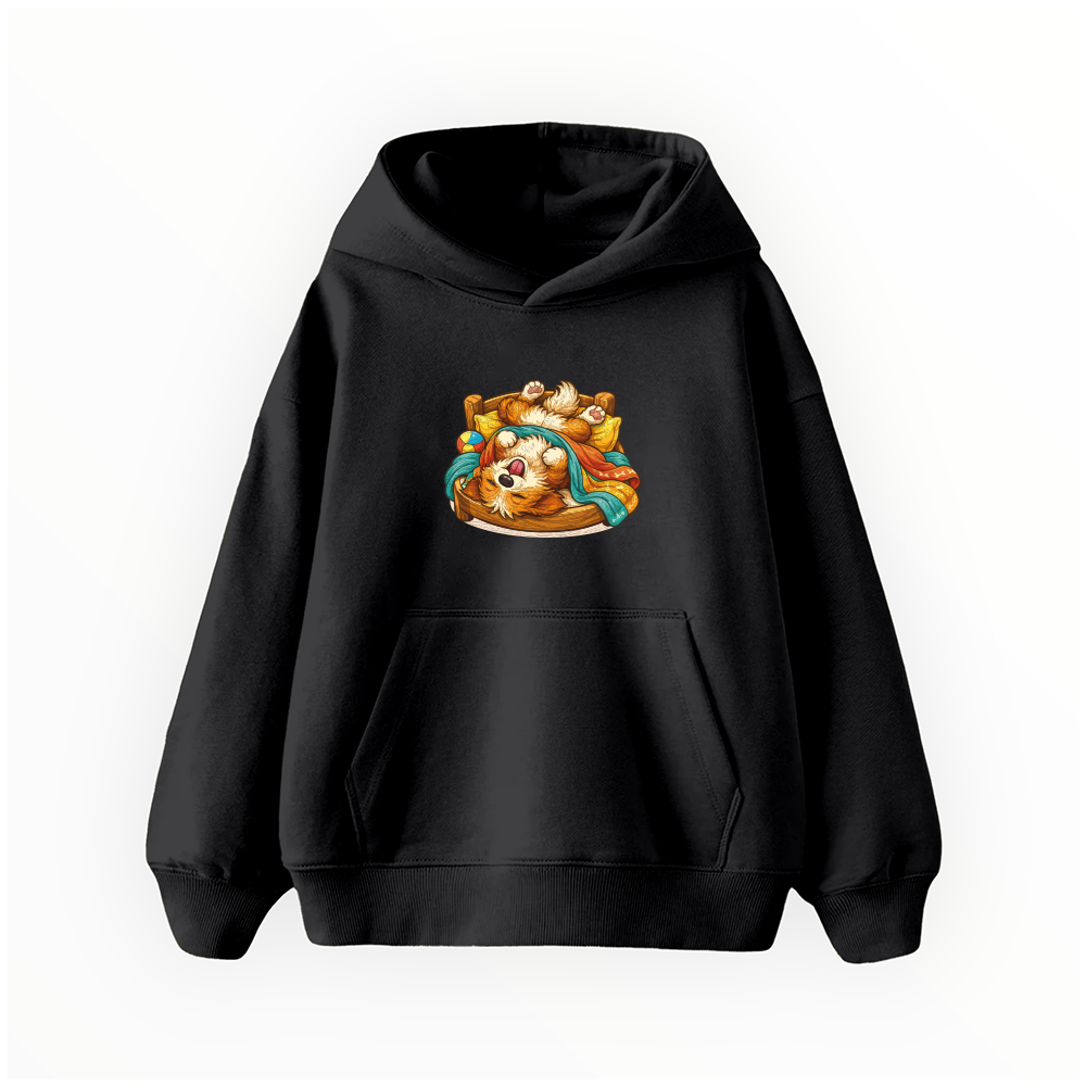 Uyuyan Köpek - Çocuk Hoodie