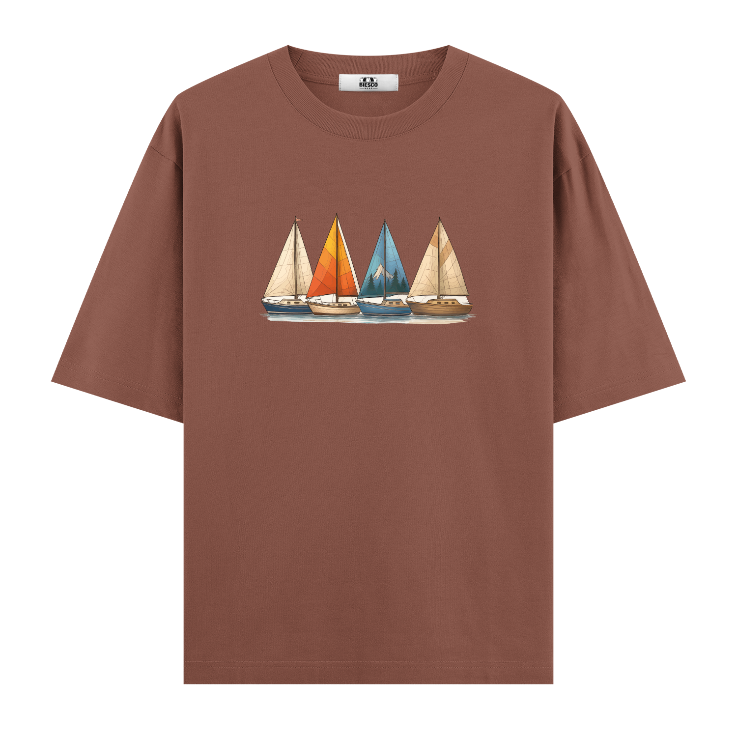 Yelkenli Botlar - Oversize T-shirt