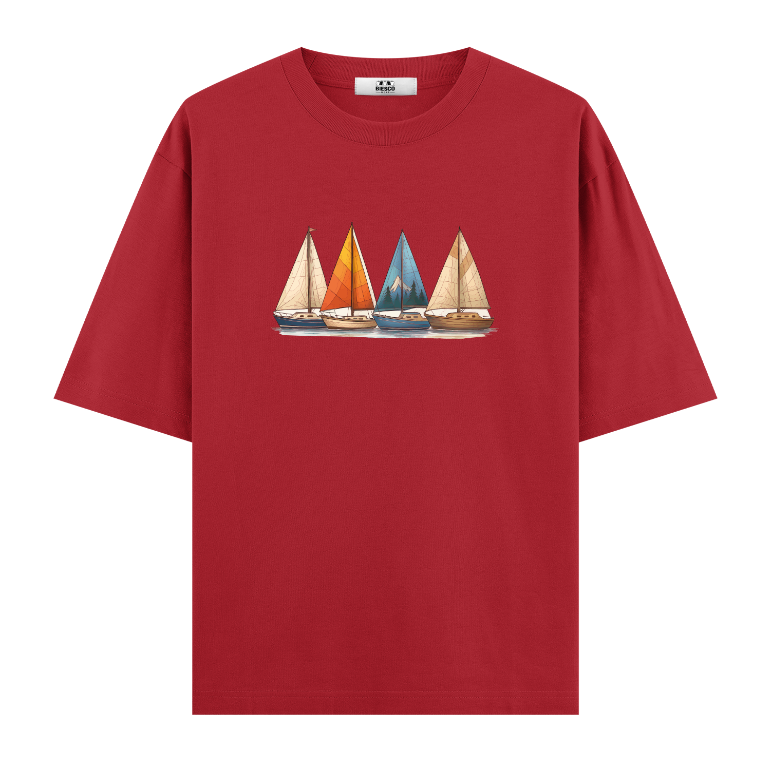 Yelkenli Botlar - Oversize T-shirt