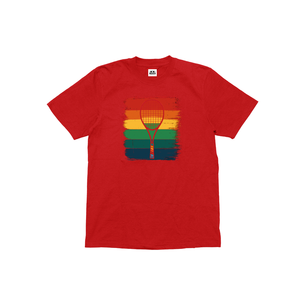 Raket ve Renkli Çizgiler - Çocuk T-shirt