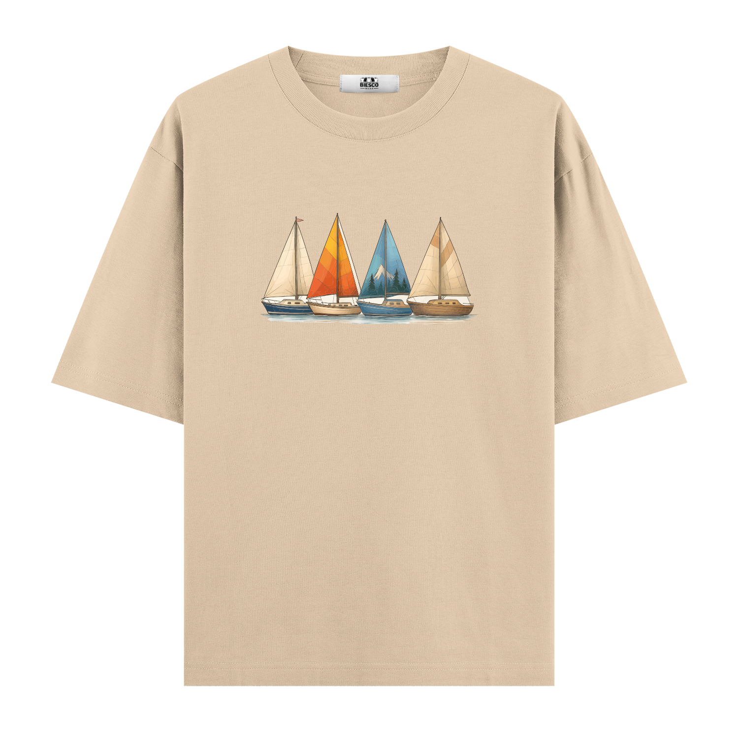 Yelkenli Botlar - Oversize T-shirt