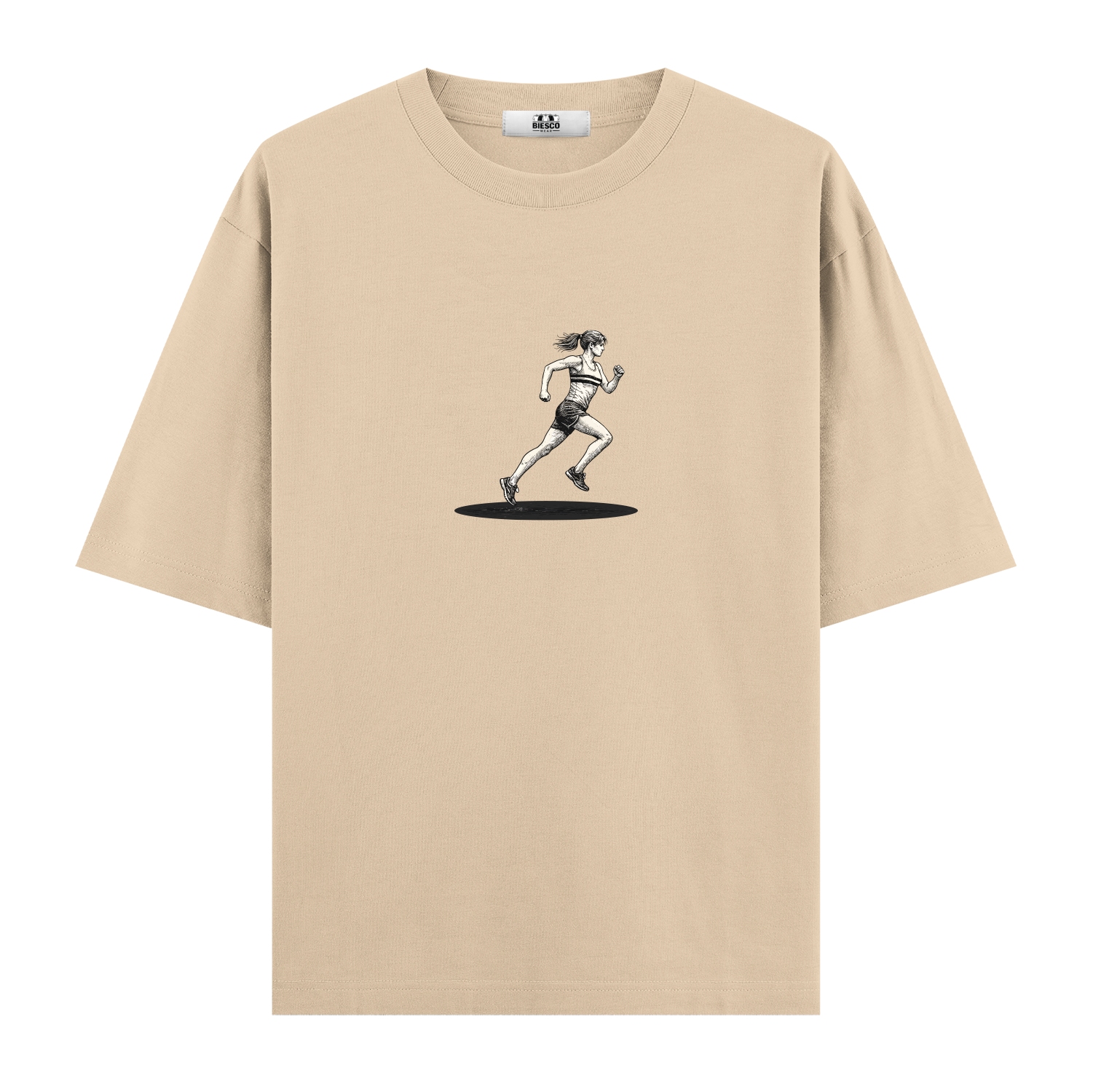 Kadın Koşucu - Oversize T-shirt