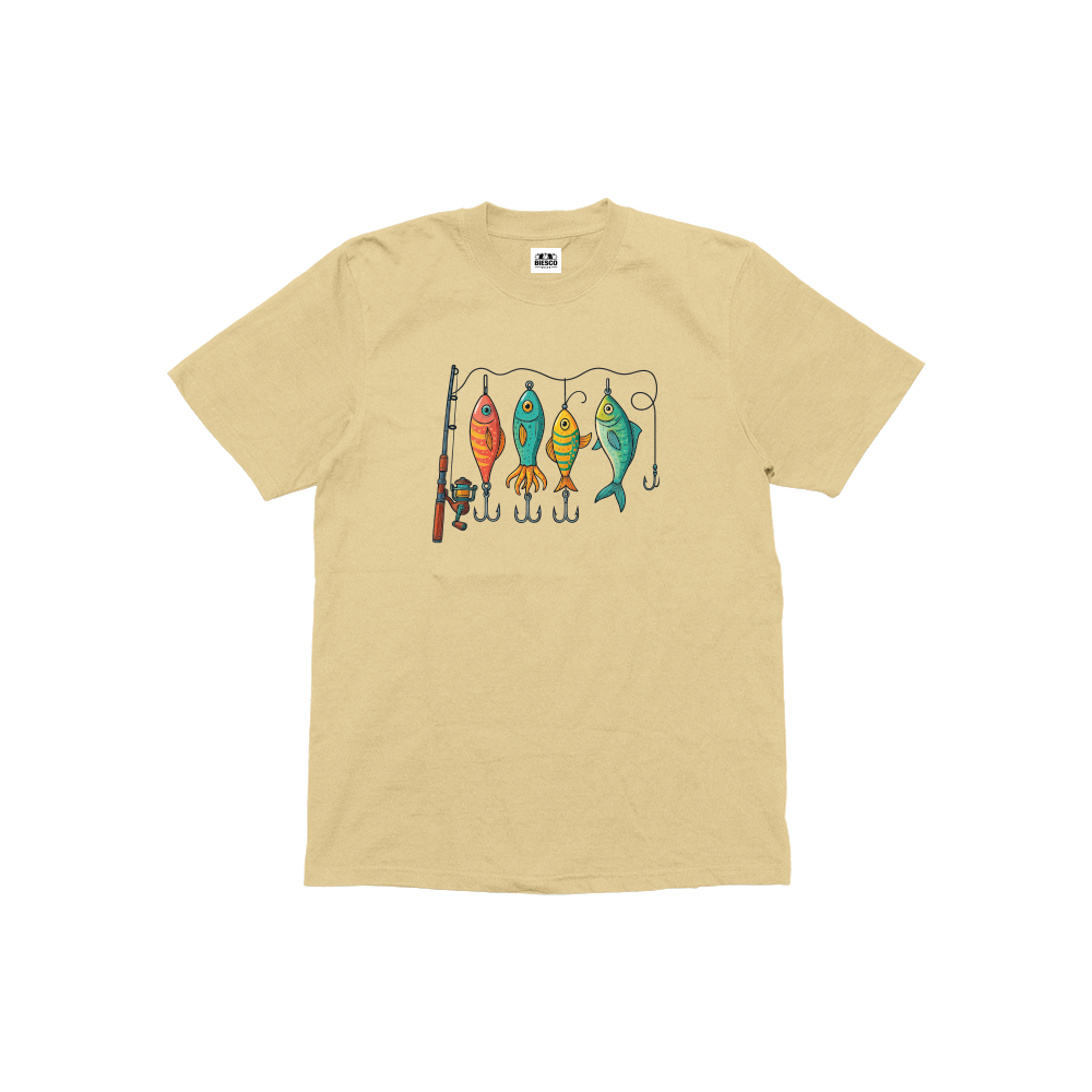 Renkli Olta Takım Düzeni - Çocuk T-shirt