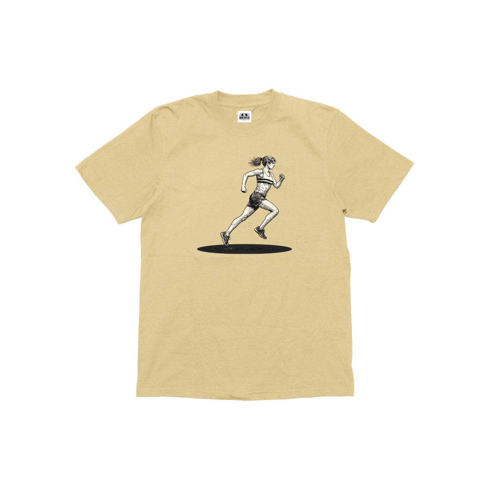 Kadın Koşucu - Çocuk T-shirt
