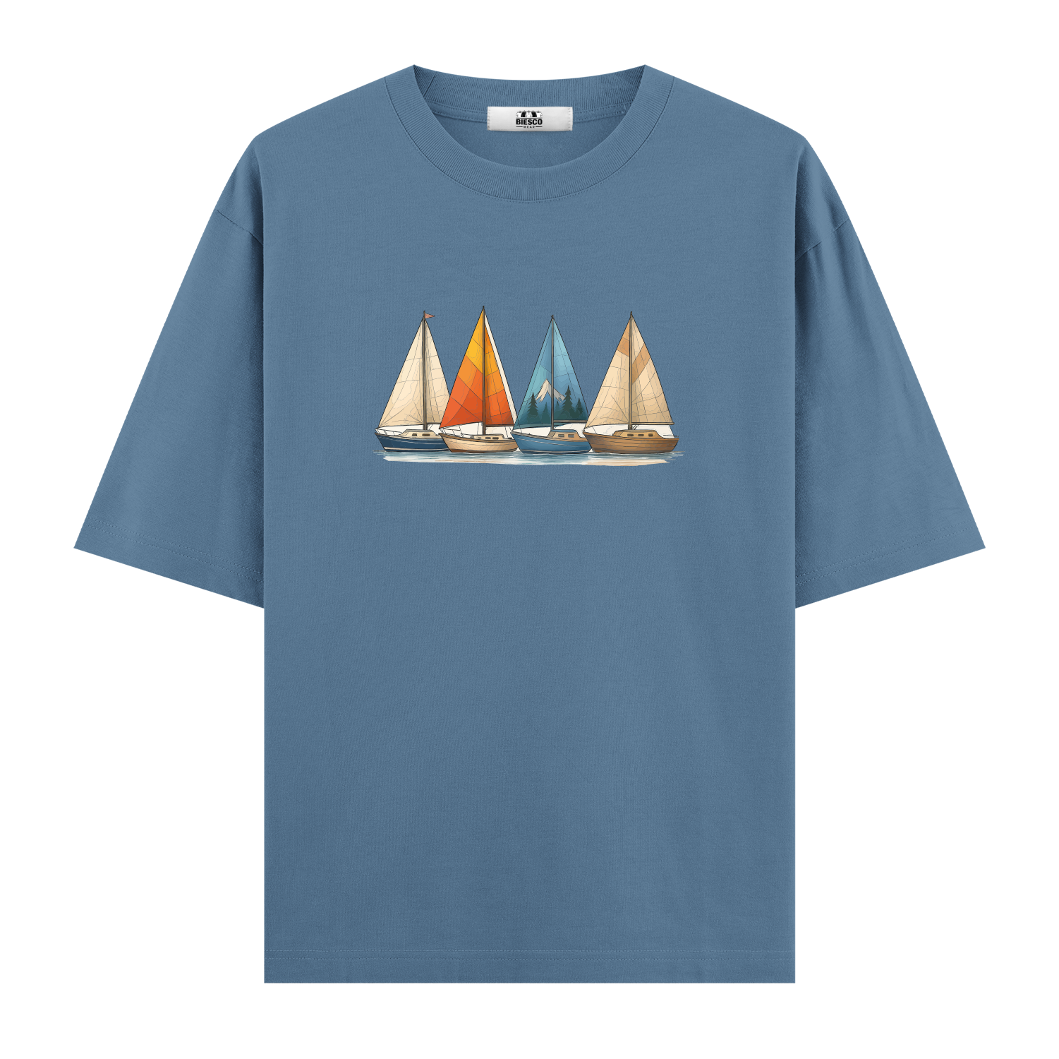 Yelkenli Botlar - Oversize T-shirt