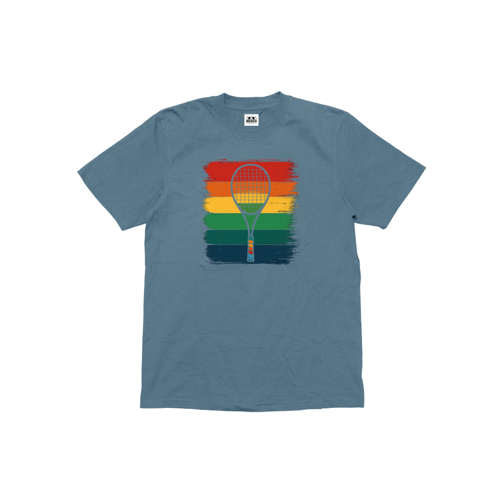 Raket ve Renkli Çizgiler - Çocuk T-shirt