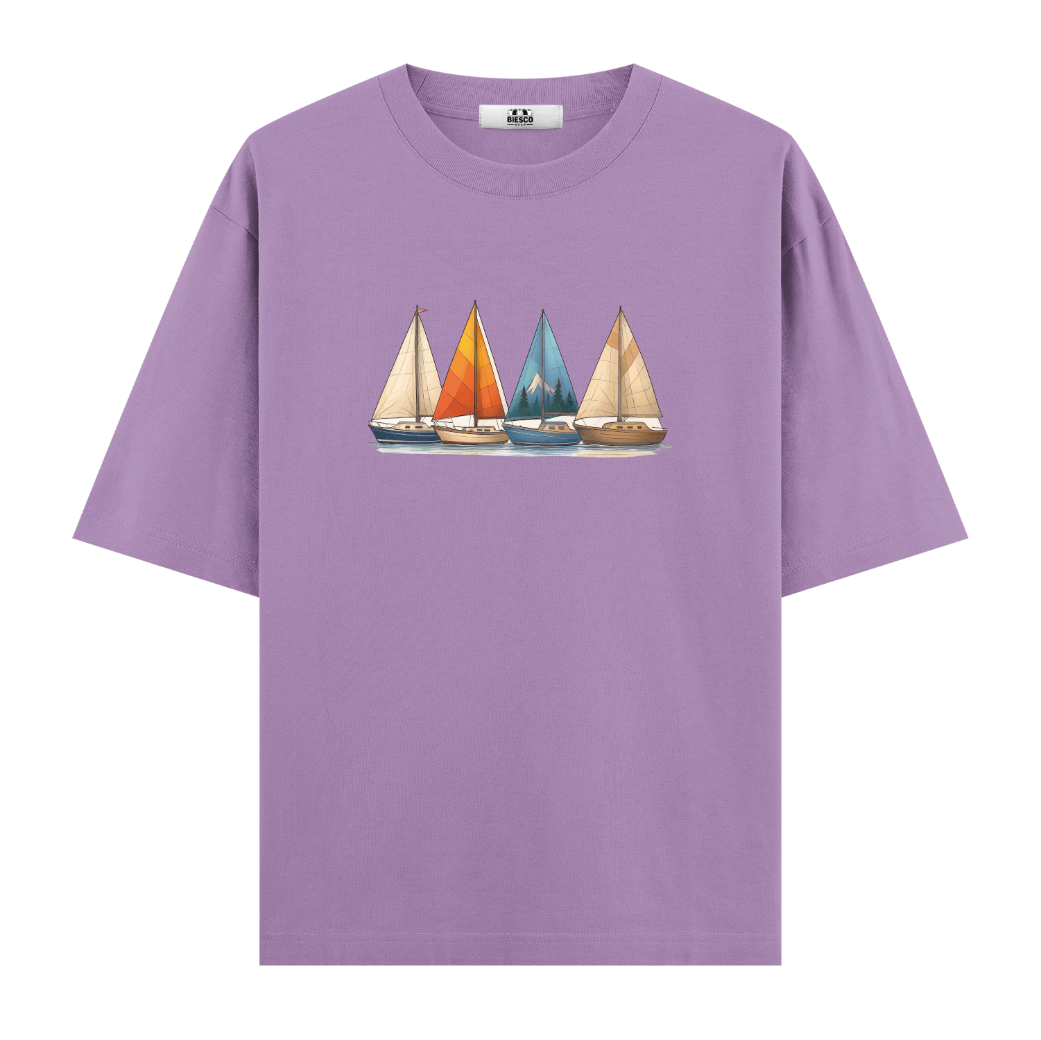 Yelkenli Botlar - Oversize T-shirt