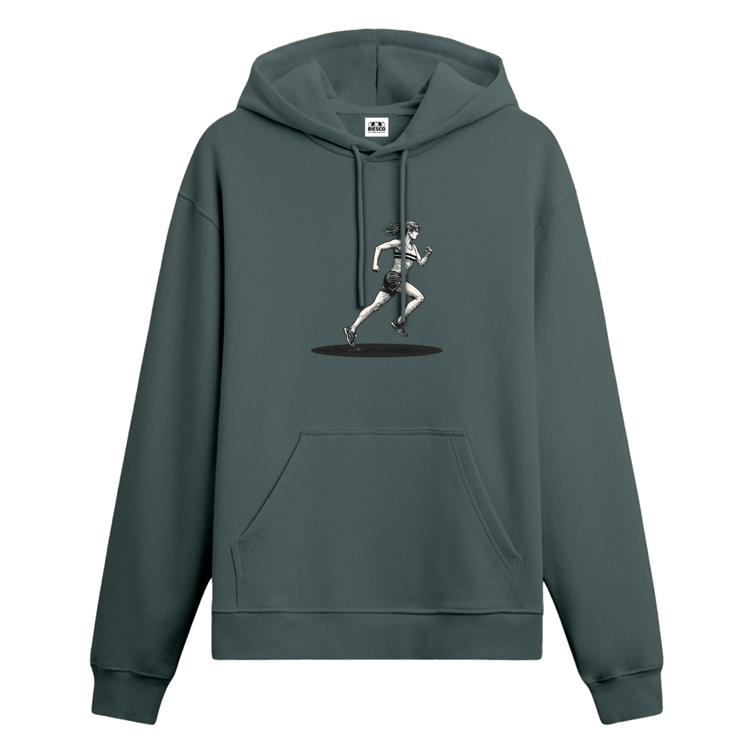 Kadın Koşucu - Oversize Hoodie