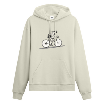 Bisikletli Kadın - Oversize Hoodie