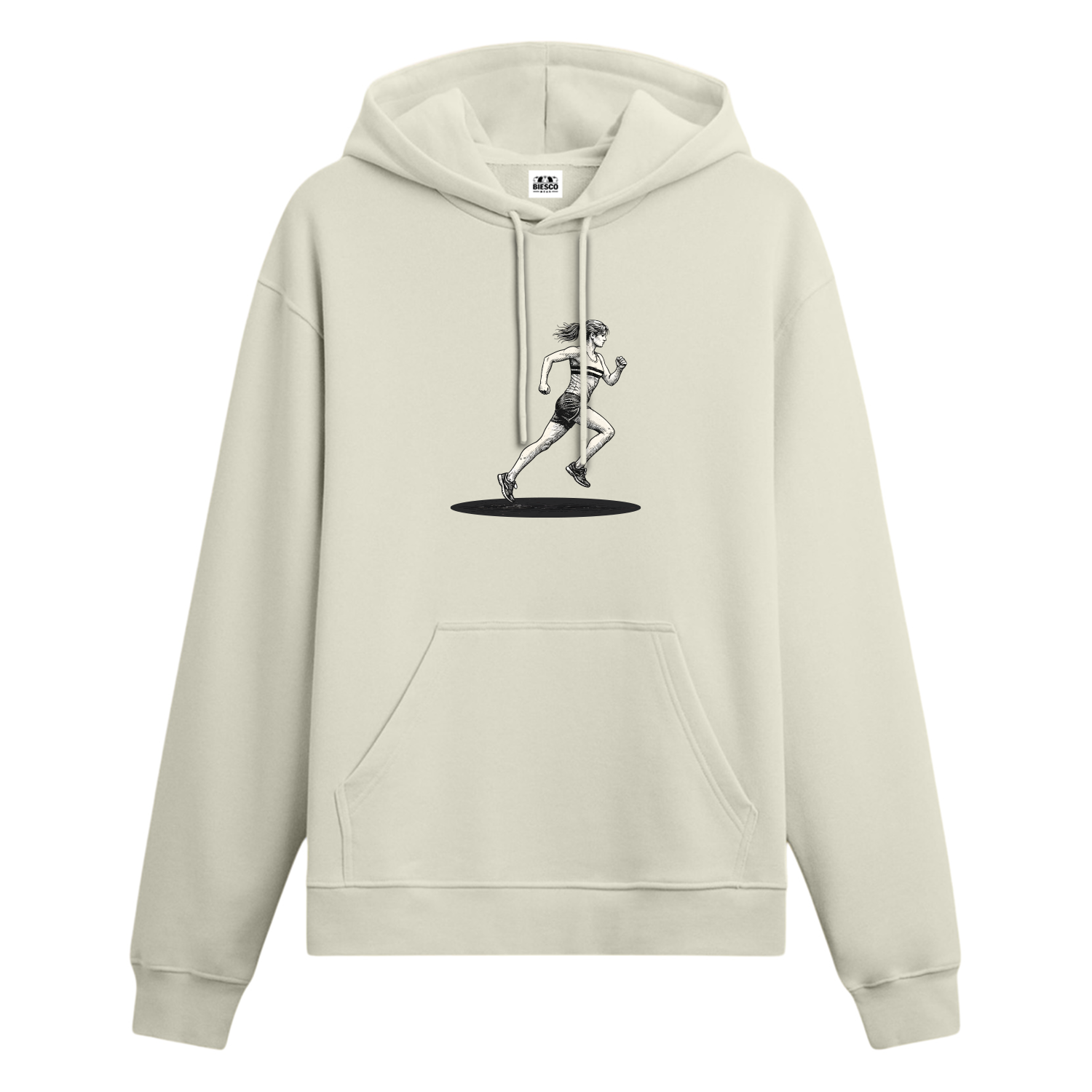 Kadın Koşucu - Oversize Hoodie