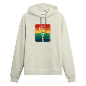 Raket ve Renkli Çizgiler - Oversize Hoodie
