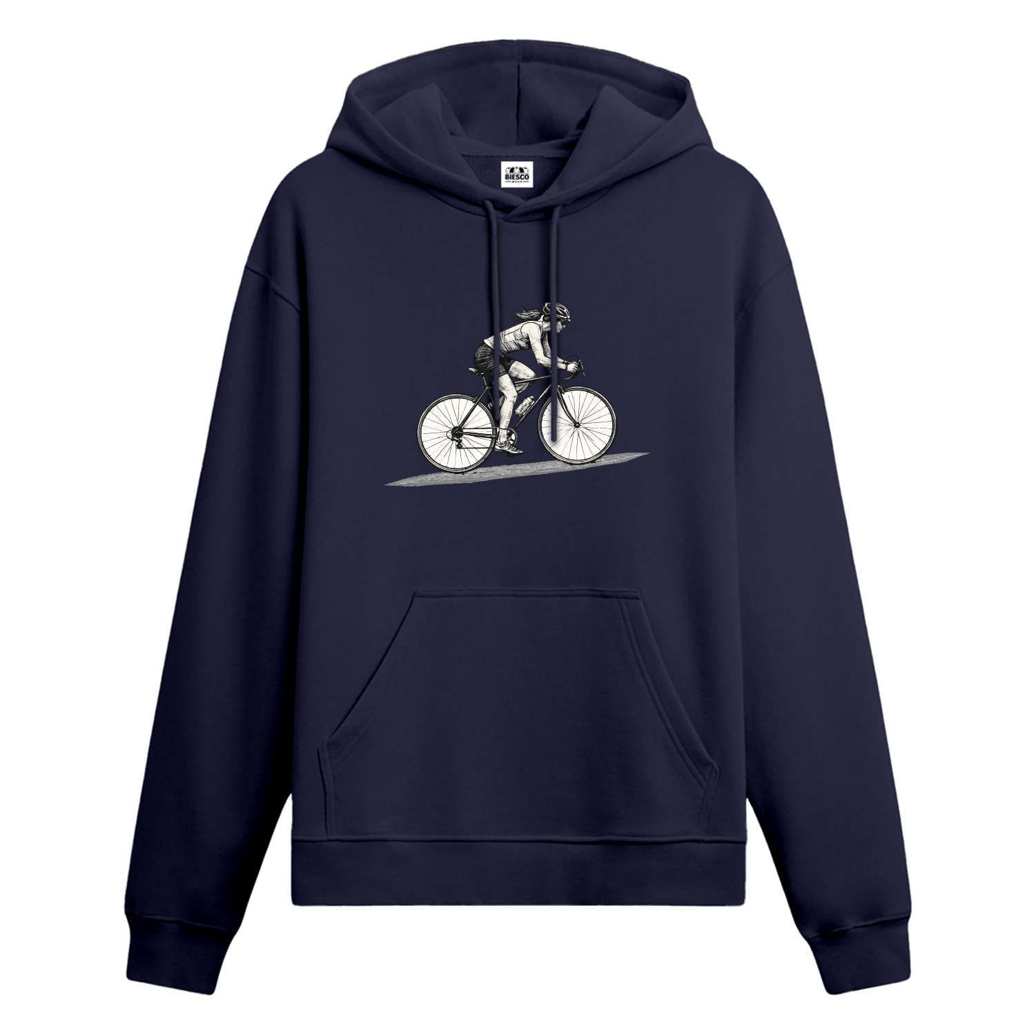 Bisikletli Kadın - Oversize Hoodie