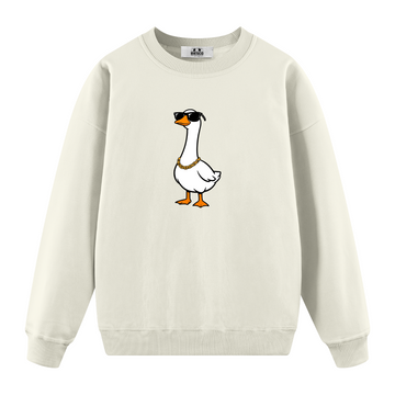 Gözlüklü Kaz - Oversize Sweatshirt