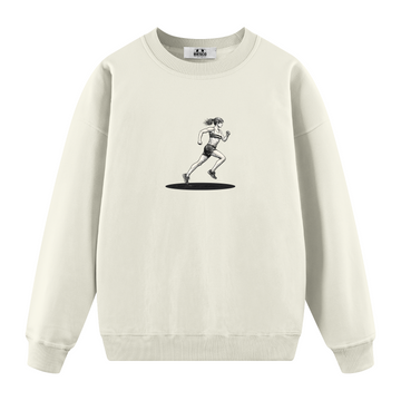 Kadın Koşucu - Oversize Sweatshirt