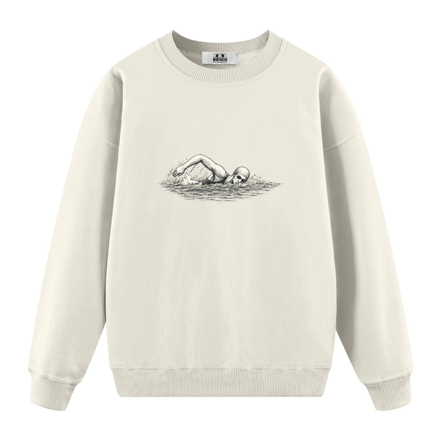 Yüzücü - Oversize Sweatshirt