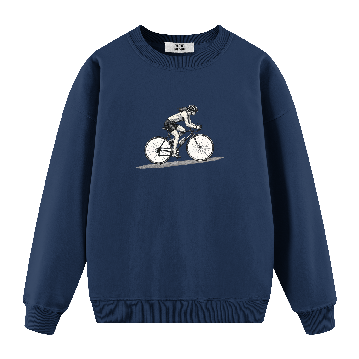Bisikletli Kadın - Oversize Sweatshirt