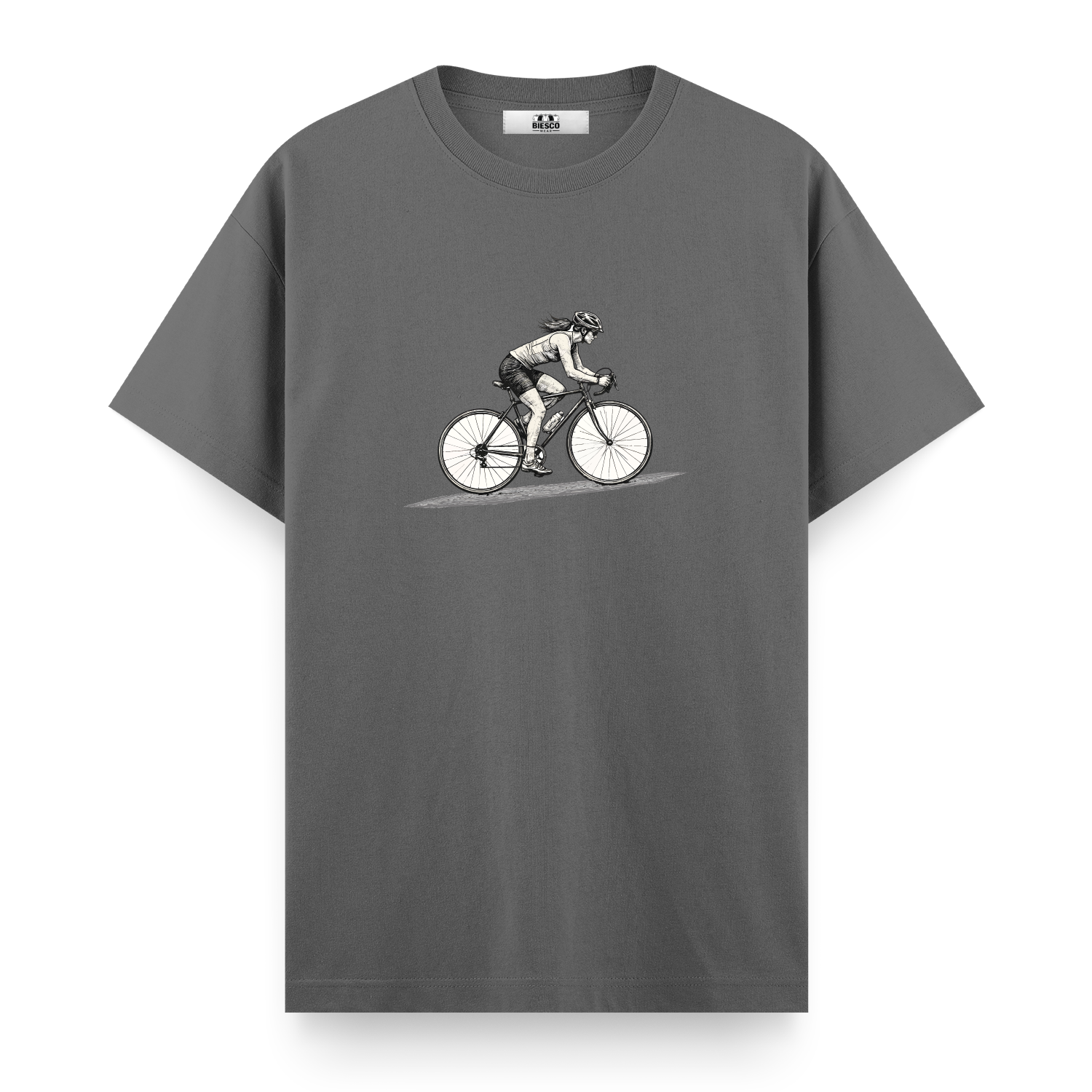 Bisikletli Kadın - Regular T-shirt