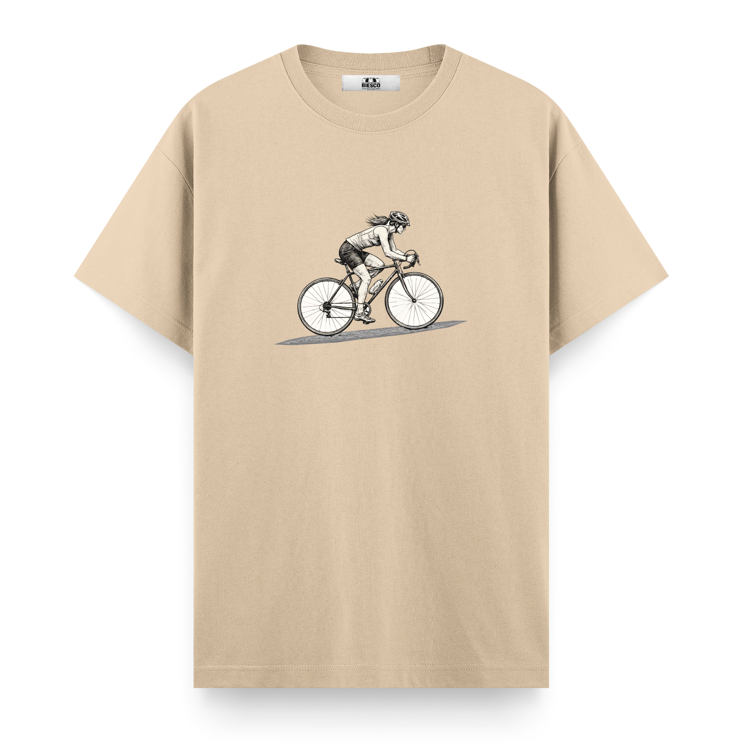 Bisikletli Kadın - Regular T-shirt