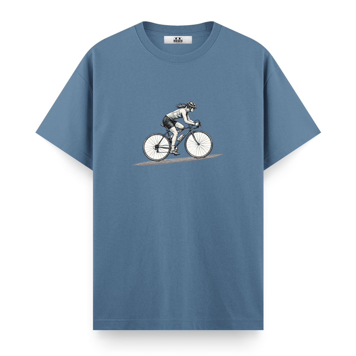 Bisikletli Kadın - Regular T-shirt
